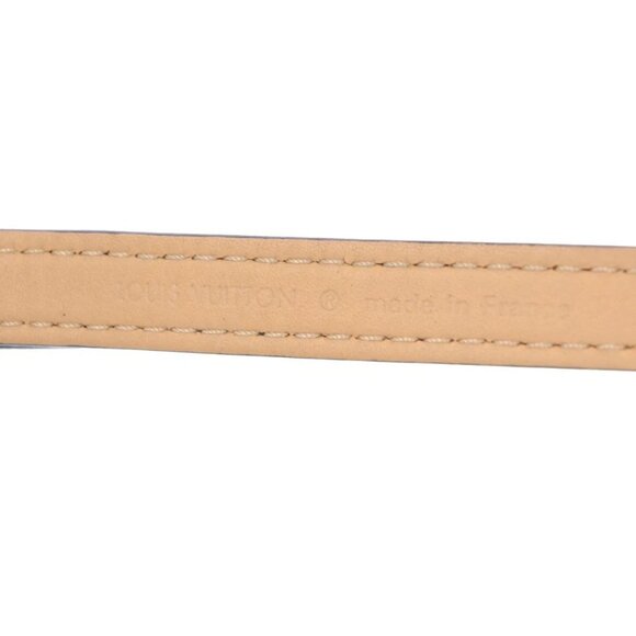 LOUIS VUITTON Triple-Wrap Bracelet Monogram Vernis leather Blue GHW 69TA469 main image 9